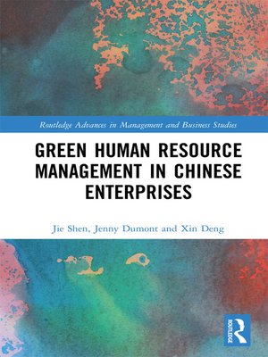 cover image of Green Human Resource Management in Chinese Enterprises